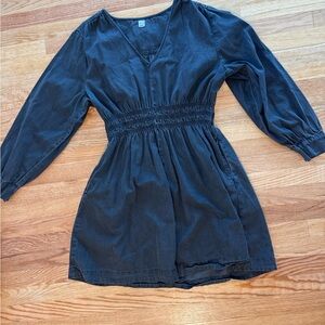 GAP XXL Black Cotton Dress
